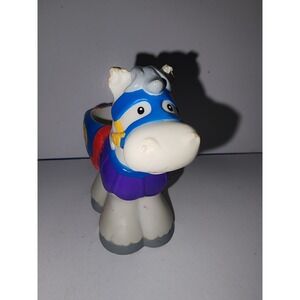 2002‎ Vintage Fisher Price Little People Fairy Castle Knight's Horse SB1